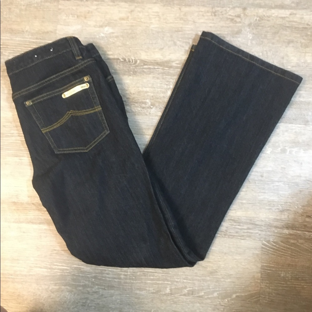 Michael Kors jeans 6 dark wash boot cut stretch